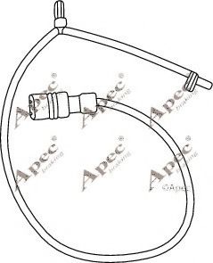 APEC braking WIR5203 Указатель износа, накладка тормозной колодки для PORSCHE BOXSTER (Порше Боxстэр) APEC braking WIR5203 Указатель износа, накладка тормозной колодки для PORSCHE BOXSTER (Порше Боxстэр)