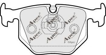 APEC braking PAD1431 Тормозные колодки для BMW (Бмв) APEC braking PAD1431 Тормозные колодки для BMW (Бмв)