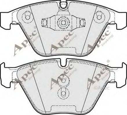APEC braking PAD1635 Тормозные колодки для BMW (Бмв) APEC braking PAD1635 Тормозные колодки для BMW (Бмв)