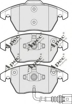 APEC braking PAD1731 Тормозные колодки для AUDI TT (Ауди Тт) APEC braking PAD1731 Тормозные колодки для AUDI TT (Ауди Тт)