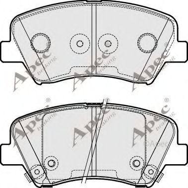 APEC braking PAD1865 Тормозные колодки для HYUNDAI (Хендай) APEC braking PAD1865 Тормозные колодки для HYUNDAI (Хендай)