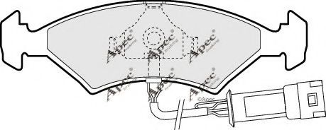 APEC braking PAD356 Тормозные колодки для FORD FIESTA (Форд Фиэста) APEC braking PAD356 Тормозные колодки для FORD FIESTA (Форд Фиэста)