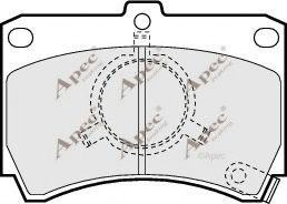 APEC braking PAD507 Тормозные колодки для MAZDA 323 III (Мазда 323 3) APEC braking PAD507 Тормозные колодки для MAZDA 323 III (Мазда 323 3)