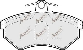 APEC braking PAD707 Тормозные колодки для VOLKSWAGEN (Фольксваген) APEC braking PAD707 Тормозные колодки для VOLKSWAGEN (Фольксваген)
