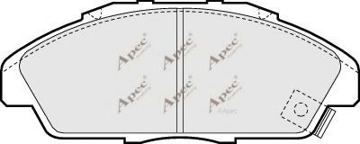 APEC braking PAD721 Комплект тормозных колодок, дисковый тормоз 