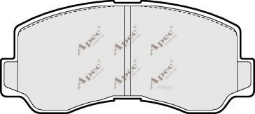 APEC braking PAD727 Тормозные колодки для MITSUBISHI MONTERO (Митсубиши/митсубиси Монтэро) APEC braking PAD727 Тормозные колодки для MITSUBISHI MONTERO (Митсубиши/митсубиси Монтэро)
