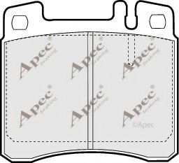 APEC braking PAD760 Комплект тормозных колодок, дисковый тормоз 