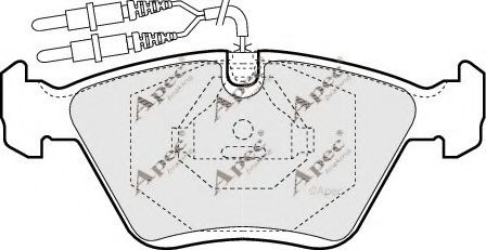 APEC braking PAD779 Комплект тормозных колодок, дисковый тормоз 