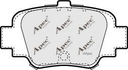 APEC braking PAD871 Комплект тормозных колодок, дисковый тормоз 