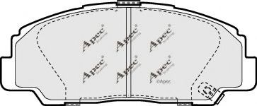 APEC braking PAD873 Комплект тормозных колодок, дисковый тормоз 