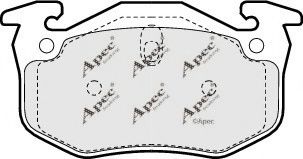 APEC braking PAD891 Комплект тормозных колодок, дисковый тормоз 