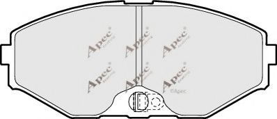 APEC braking PAD896 Комплект тормозных колодок, дисковый тормоз 