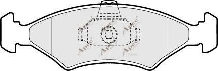 APEC braking PAD909 Комплект тормозных колодок, дисковый тормоз 
