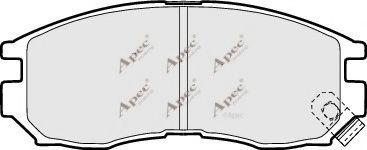 APEC braking PAD914 Комплект тормозных колодок, дисковый тормоз 