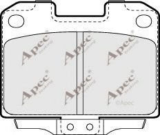 APEC braking PAD916 Комплект тормозных колодок, дисковый тормоз 