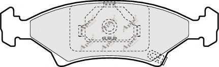 APEC braking PAD922 Комплект тормозных колодок, дисковый тормоз 