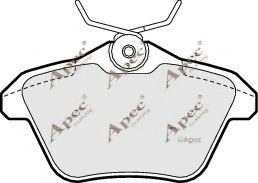 APEC braking PAD943 Комплект тормозных колодок, дисковый тормоз 