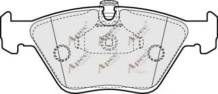 APEC braking PAD953 Комплект тормозных колодок, дисковый тормоз 