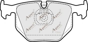 APEC braking PAD956 Тормозные колодки для BMW (Бмв) APEC braking PAD956 Тормозные колодки для BMW (Бмв)