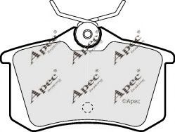 APEC braking PAD981 Комплект тормозных колодок, дисковый тормоз 