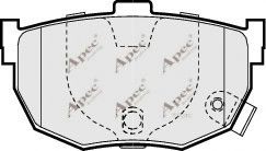 APEC braking PAD999 Комплект тормозных колодок, дисковый тормоз 