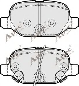 APEC braking PAD1873 Тормозные колодки для ABARTH (Абартх) APEC braking PAD1873 Тормозные колодки для ABARTH (Абартх)