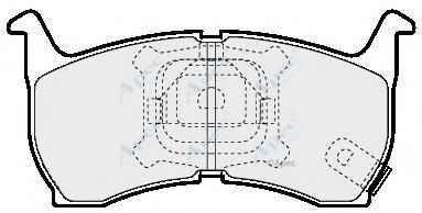 APEC braking PAD661 Тормозные колодки для MAZDA 626 II (Мазда 626 2) APEC braking PAD661 Тормозные колодки для MAZDA 626 II (Мазда 626 2)