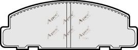 APEC braking PAD714 Комплект тормозных колодок, дисковый тормоз 