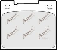 APEC braking PAD726 Комплект тормозных колодок, дисковый тормоз 