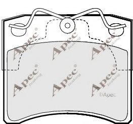 APEC braking PAD910 Тормозные колодки для VOLKSWAGEN (Фольксваген) APEC braking PAD910 Тормозные колодки для VOLKSWAGEN (Фольксваген)