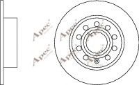 APEC braking DSK2221 Тормозной диск для SEAT (Сеат) APEC braking DSK2221 Тормозной диск для SEAT (Сеат)