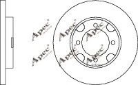 APEC braking DSK168 Тормозной диск для MAZDA 626 II (Мазда 626 2) APEC braking DSK168 Тормозной диск для MAZDA 626 II (Мазда 626 2)