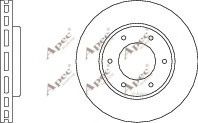 APEC braking DSK2049 Тормозной диск для TOYOTA (Тойота/тоета)