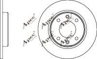 APEC braking DSK2081 Тормозной диск для CITROËN C3 I (CитроËн С3 1) APEC braking DSK2081 Тормозной диск для CITROËN C3 I (CитроËн С3 1)