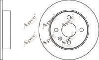 APEC braking DSK297 Тормозной диск для OPEL (Опель) APEC braking DSK297 Тормозной диск для OPEL (Опель)