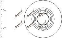 APEC braking DSK730 Тормозной диск для MITSUBISHI COLT/RODEO (Митсубиши/митсубиси Cолт/родэо) APEC braking DSK730 Тормозной диск для MITSUBISHI COLT/RODEO (Митсубиши/митсубиси Cолт/родэо)