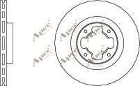 APEC braking DSK262 Тормозной диск для SUBARU (Субару) APEC braking DSK262 Тормозной диск для SUBARU (Субару)