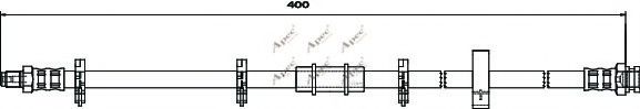 APEC braking HOS3022 Тормозной шланг для LANCIA (Лансиа/лянча) APEC braking HOS3022 Тормозной шланг для LANCIA (Лансиа/лянча)