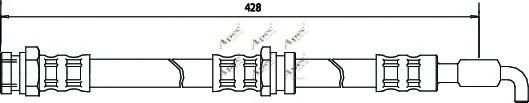APEC braking HOS3036 Тормозной шланг для MAZDA (Мазда) APEC braking HOS3036 Тормозной шланг для MAZDA (Мазда)