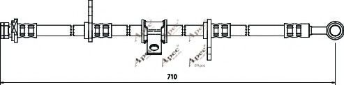APEC braking HOS3147 Тормозной шланг для HONDA ACCORD VI (Хонда Аккорд 6) APEC braking HOS3147 Тормозной шланг для HONDA ACCORD VI (Хонда Аккорд 6)