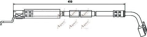 APEC braking HOS3175 Тормозной шланг для JEEP (Джип) APEC braking HOS3175 Тормозной шланг для JEEP (Джип)