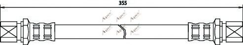 APEC braking HOS3199 Тормозной шланг для FORD FIESTA (Форд Фиэста) APEC braking HOS3199 Тормозной шланг для FORD FIESTA (Форд Фиэста)