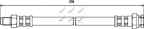 APEC braking HOS3298 Тормозной шланг для LANCIA (Лансиа/лянча) APEC braking HOS3298 Тормозной шланг для LANCIA (Лансиа/лянча)
