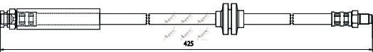 APEC braking HOS3587 Тормозной шланг для CITROËN NEMO (CитроËн Нэмо) APEC braking HOS3587 Тормозной шланг для CITROËN NEMO (CитроËн Нэмо)