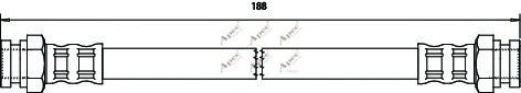 APEC braking HOS3698 Тормозной шланг для FIAT PANDA (Фиат Панда) APEC braking HOS3698 Тормозной шланг для FIAT PANDA (Фиат Панда)