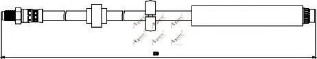 APEC braking HOS3848 Тормозной шланг для CITROëN (Cитроëн) APEC braking HOS3848 Тормозной шланг для CITROëN (Cитроëн)