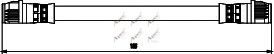 APEC braking HOS3849 Тормозной шланг для CITROëN (Cитроëн) APEC braking HOS3849 Тормозной шланг для CITROëN (Cитроëн)