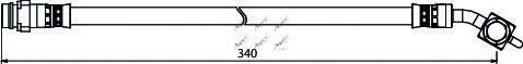 APEC braking HOS3924 Тормозной шланг для FORD (Форд) APEC braking HOS3924 Тормозной шланг для FORD (Форд)