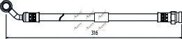 APEC braking HOS4030 Тормозной шланг для MAZDA MIATA III (Мазда Миата 3) APEC braking HOS4030 Тормозной шланг для MAZDA MIATA III (Мазда Миата 3)
