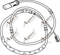 APEC braking WIR5279 Указатель износа, накладка тормозной колодки для BMW (Бмв) APEC braking WIR5279 Указатель износа, накладка тормозной колодки для BMW (Бмв)